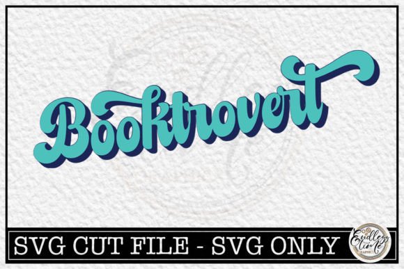 Booktrovert - an SVG for Book Lovers