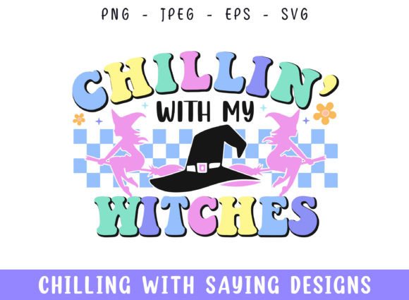 Chilling with My Witches Groovy Retro Embroidery Review
