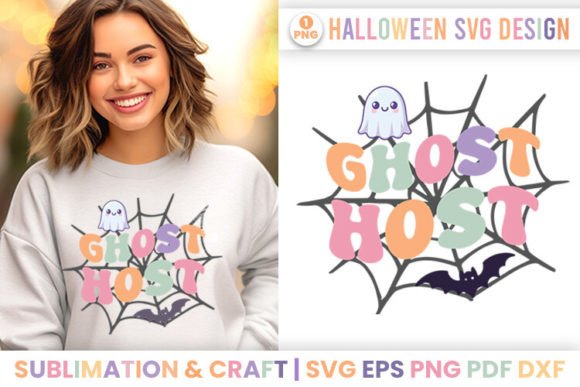 Halloween Sublimation Ghost Host SVG Review