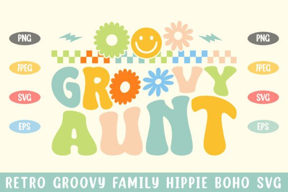 Retro Groovy Aunt Hippie Boho Svg Review