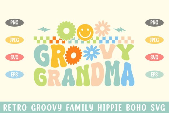 Retro Groovy Grandma Hippie Boho Svg Review