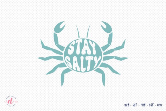 Stay Salty - Retro Summer SVG Design